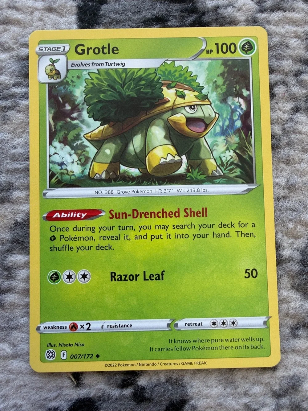 Turtwig & Grotle Evolution Line Lot | Brilliant Stars + Temporal Forces | ✨5/$25